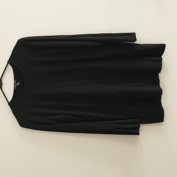 Eileen Fisher tunic length sleeve detail long sleeve top XSmall - Picture 1 of 6